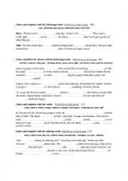 English Worksheet: Parents and children education/ Entertainment: Preparing for the party/ The party is on.