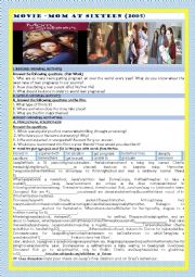 English Worksheet: MOVIE-MOM AT SIXTEEN(2005)