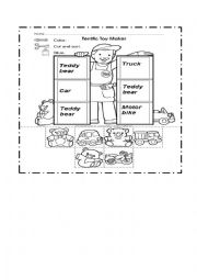 English Worksheet: English Toys 