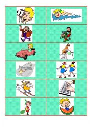 English Worksheet: Action verbs. Flashcards. Part 1.