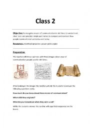 English Worksheet: lesson plan