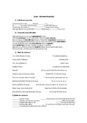 English Worksheet: queen - bohemian rhapsody