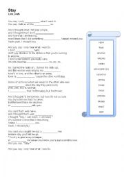 English Worksheet: Stay by Lisa Loeb - Song