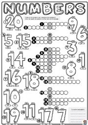 English Worksheet: Numbers SECRET MESSAGE [Corrected]