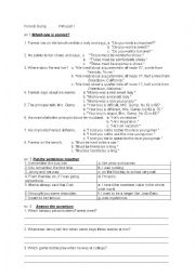 English Worksheet: Forrest Gump film - while viewing activities