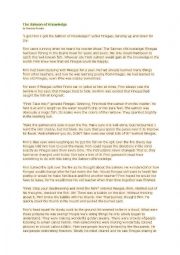 English Worksheet: Irish Myths And Legends