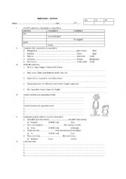 English Worksheet: Comparative and superlative