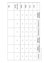 English Worksheet: Present simple speaking activity