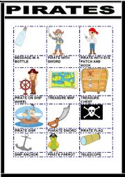 English Worksheet: PIRATES