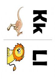 English Worksheet: Alphabet poster (k-z)