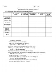 English Worksheet: Tales of mistery and suspense-Edgar Allan Poe