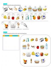 English Worksheet: countables- uncountables