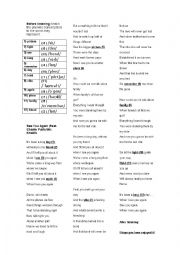 See you again - song activity (teachers sheet)