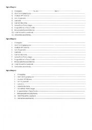 English Worksheet: Agree and disagree