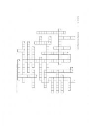 English Worksheet: Computer Parts Crossword Puzzle