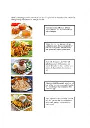 English Worksheet: Culture- food - Malaysian 