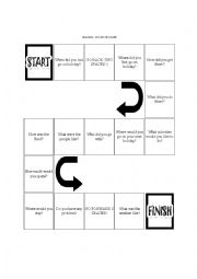 English Worksheet: Game for Vacation