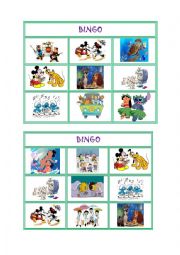 English Worksheet: Present Continuous Bingo