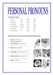 Personal Pronouns