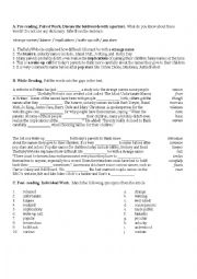 English Worksheet: Whats in a Name?
