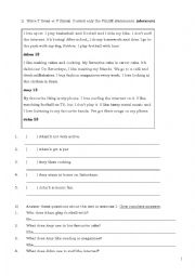 English Worksheet: 6th grade worksheet