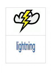 Weather Flashcards