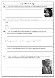 English Worksheet: Tupac 