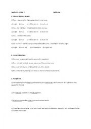 English Worksheet: Perfect modals 