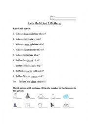 English Worksheet: Singular and Plural Nouns and Be Verb