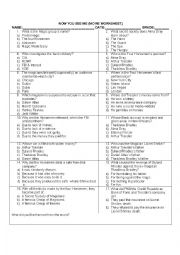 English Worksheet: NOW YOU SEE ME WORKSHEET