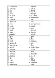 English Worksheet: Alias Game Cards (15 PAGES/120 CARDS)