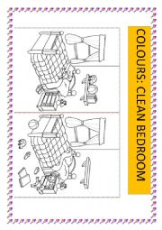 English Worksheet: Clean and dirty environment