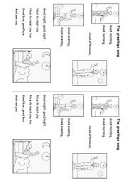 English Worksheet: The greetings song