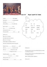 English Worksheet: Lean On song