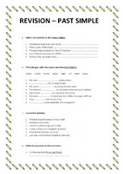 English Worksheet: PAST SIMPLE