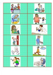 Action verbs. Flashcards. Part 3.