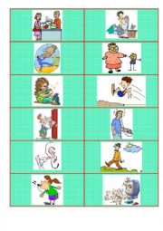 English Worksheet: Action verbs. Flashcards. Part 3.