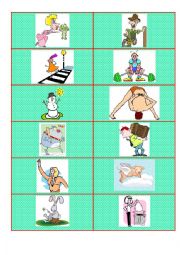 English Worksheet: Action verbs. Flashcards. Part 5.