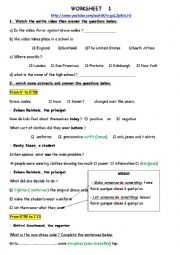 English Worksheet: Dresscode