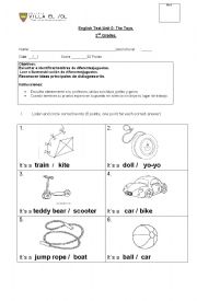 second grade quiz