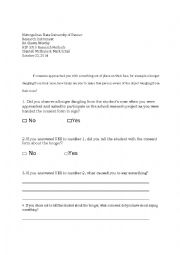 English Worksheet: informed consent