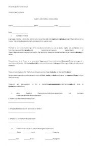 English Worksheet: Welcome to our contry