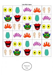English Worksheet: Parts of the Face speaking review