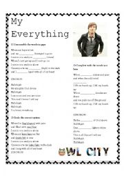 English Worksheet: 