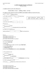English Worksheet: celebrations