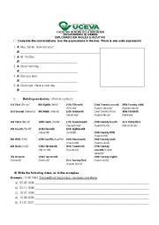 English Worksheet: ordinal numbers