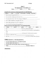 English Worksheet: Grammar - Reported Speech 