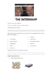 English Worksheet: The Internship