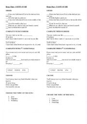 English Worksheet: Count on Me