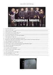 English Worksheet: Criminal Minds s10e07 Hashtag - Worksheet
